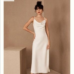 Cali Satin Charmeuse Midi Dress